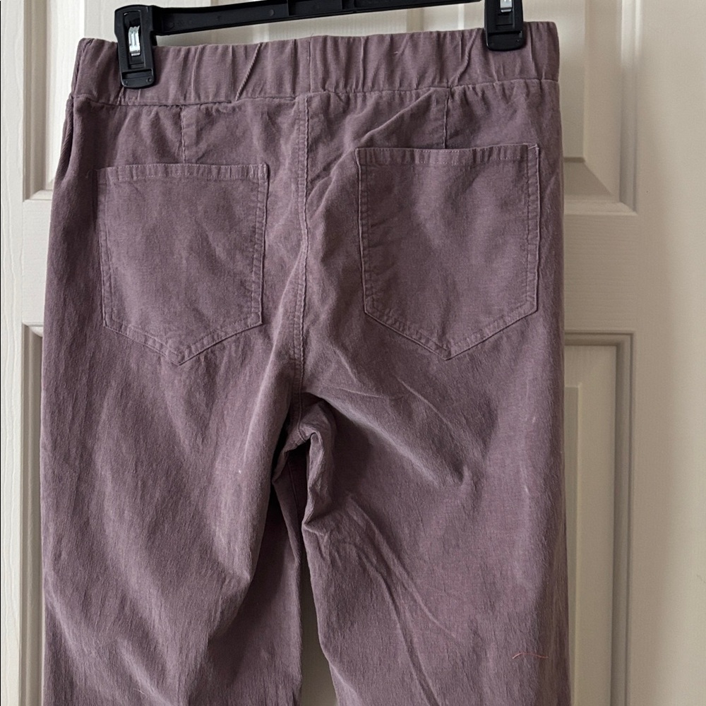 Purple Flare Leg Pants - Picture 3 of 4